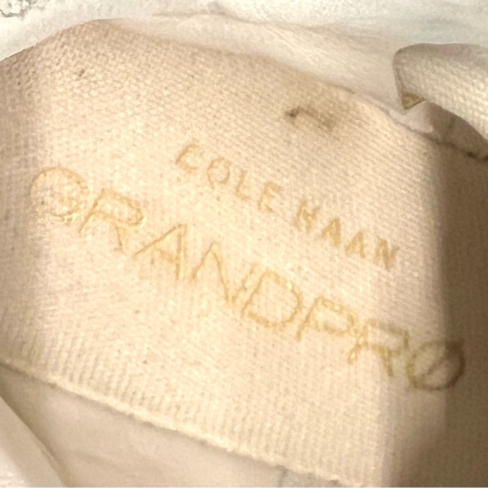 Cole Haan GrandPro Gray Leather & Wool Hi Top Casual Sneakers Women’s 7.5 - Picture 14 of 14